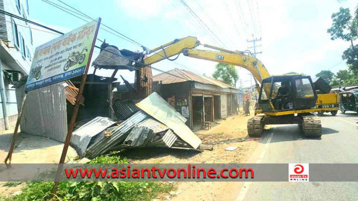 নবাবগঞ্জে উচ্ছেদ অভিযান, ৬ কোটি টাকার জমি উদ্ধার