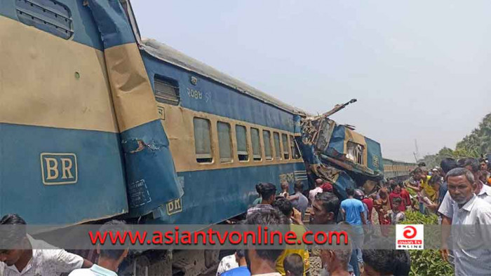 গাজীপুরে ট্রেন সংঘর্ষের ঘটনায় বরখাস্ত ৩, চলাচল স্বাভাবিক