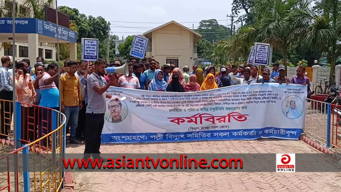 কর্মবিরতিতে অচল ঝিনাইদহ পল্লী বিদ্যুৎ সমিতি, ভোগান্তিতে সেবা প্রত্যাশীরা