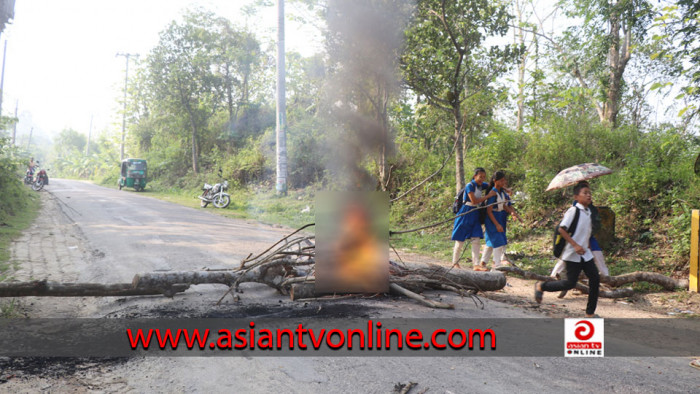 রাঙামাটিতে আধাবেলা অবরোধ পালিত