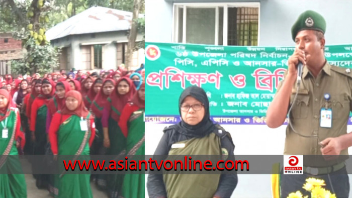 নির্বাচন উপলক্ষে সৈয়দপুরে আনসার ভিডিপির সদস্যদের প্রশিক্ষণ