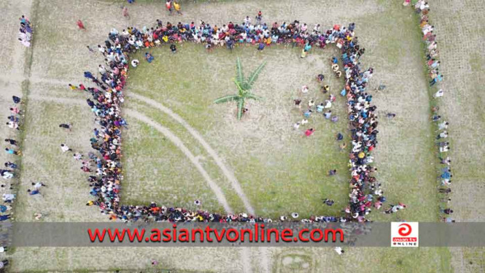 নওগাঁয় অনুষ্ঠিত হলো গ্রাম-বাংলার ঐতিহ্যবাহী ‘পাতা খেলা’