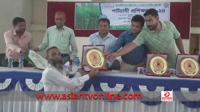 সাঘাটায় পাটচাষিদের প্রশিক্ষণ কর্মশালা অনুষ্ঠিত