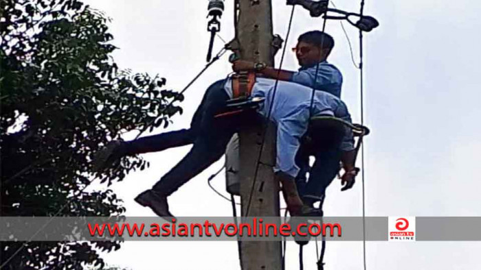কাজিপুরে বিদ্যুতায়িত হয়ে লাইন শ্রমিকের মৃত্যু