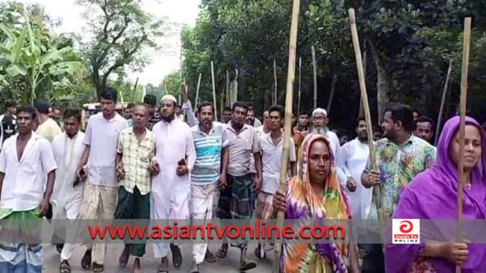 ভালুকায় বন বিভাগের বিরুদ্ধে প্রতিবাদ সমাবেশ অনুষ্ঠিত