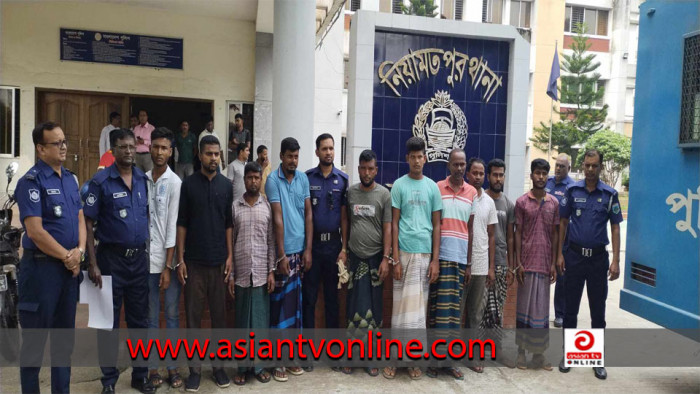 নিয়ামতপুরে চাঁদার টাকা না দেওয়ায় পুকুরের মাছ চুরি, গ্রেফতার ৯