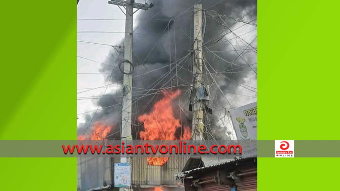 সাঘাটায় অর্ধকোটি টাকার মালামাল পুড়ে ছাই