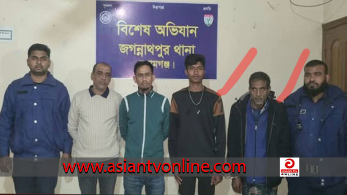 জগন্নাথপুরে পৃথক অভিযানে ইয়াবা-গাঁজাসহ ৪ মাদক কারবারি গ্রেফতার
