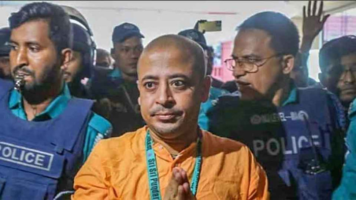 আইনজীবী আলিফ হত্যা মামলায় গ্রেফতার দেখানো হলো চিন্ময় দাসকে