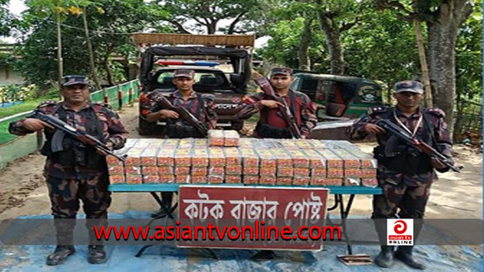 কুমিল্লায় ৮৬ লক্ষ টাকার ভারতীয় আতশবাজি জব্দ