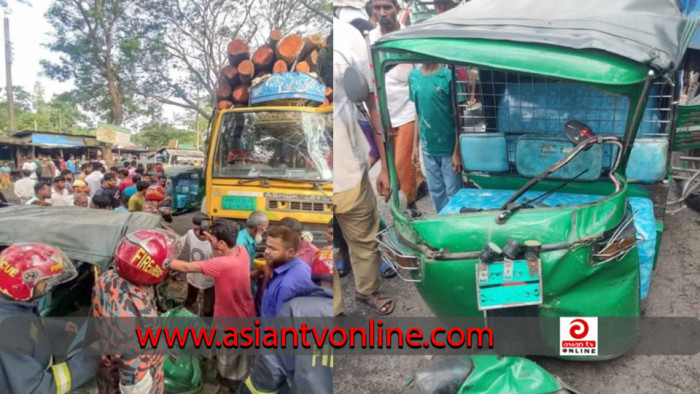 ভৈরবে কাঠ বোঝাই ট্রাকের চাপায় দুইজন নিহত, আহত ৫
