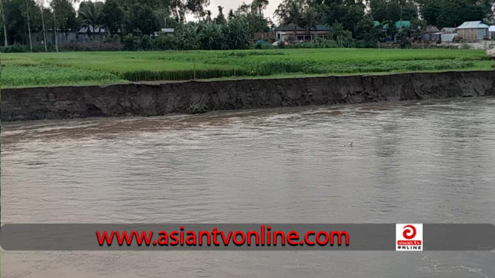বকশীগঞ্জে দশানী নদীতে তীব্র ভাঙন, দিশেহারা তীরের মানুষ