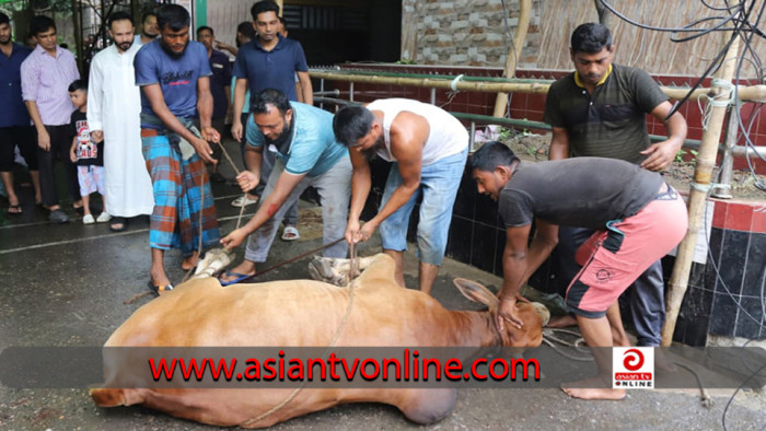 রাজধানীতে ঈদের দ্বিতীয় দিনেও চলছে পশু কোরবানি