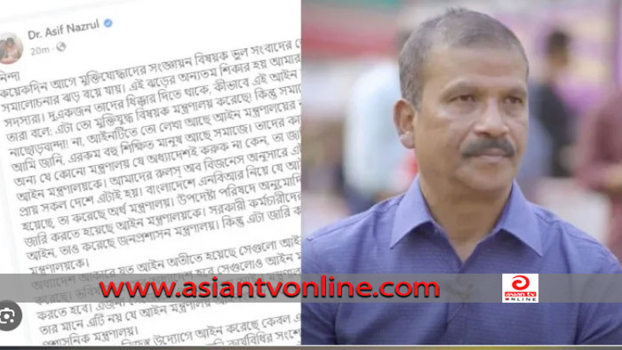 আল্লাহ আছেন, সবাইকে একদিন জবাব দিতে হবে: আইন উপদেষ্টা