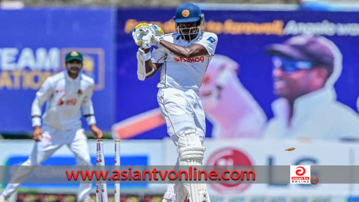 লাঞ্চের পর অলআউট শ্রীলঙ্কা, ১০ রানের লিড নিয়ে ব্যাটিংয়ে টাইগাররা