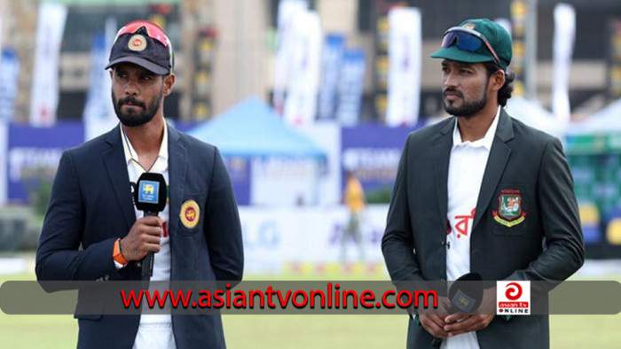 কলম্বো টেস্ট: টস জিতে ব্যাটিংয়ে বাংলাদেশ