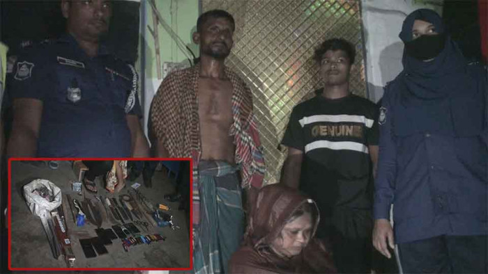 সাতক্ষীরায় সেনা অভিযানে তিন মাদক কারবারি আটক